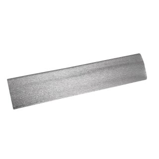 Bastel-Krepp, 250x50cm, 60g/m², Rolle eingeschweißt, silber