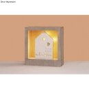 Holzmotiv HausZuhause ist es...FSC100%, 12,1x18,2x0,4cm, 2-teilig,  1Set, natur