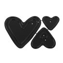 Stanzschabl. Set (deep edge): Hearts, 1,1-5,5 x 1,2-6cm,  3Stück