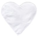 Kissenbezug Herz, 30cm ø, 190g/m², zum...