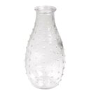 Glas Vase, 7cm ø, 14cm, mit Punkte