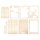 Holzbaus. 3D-Motivr. Einhorn, FSC 100%, 20x30x6,5cm, 13-tlg. , Box 1Set, natur