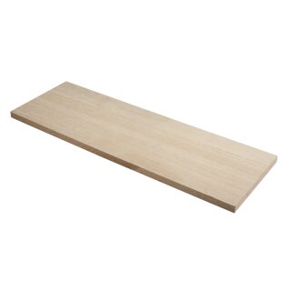 MDF Regalboden furniert, 30x10x0,9cm,  1 Stück, natur