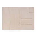 Holz Postkarte, FSC100%, 14,8x10,5x0,3cm, Btl...