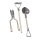 Metall/Holz-Gartenwerkzeug, 9-13 cm, . 3 Stück, 3 Sorten