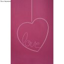 Papierdraht, 0,55mm ø, auf Holzwickel á 50g,  20m, fuchsia
