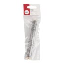 Papierdraht, 0,55mm ø, auf Holzwickel á 50g,  20m, silber matt
