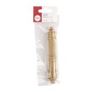 Papierdraht, 0,55mm ø, auf Holzwickel á 50g,  20m, gold matt