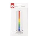 Wachsfolie-Regenbogen, 20x10cm, Querstreifen,  1...