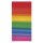 Wachsfolie-Regenbogen, 20x10cm, Querstreifen,  1 Stück, regenbogen
