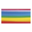 Wachsfolie-Regenbogen, 20x10cm, Längsstreifen,  1...