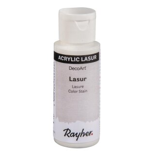 Lasur Flasche 59ml, alabasterweiß