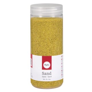 Sand, fein, 0,1-0,5mm, Dose 475ml, sonnengelb