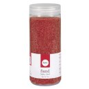 Sand, fein, 0,1-0,5mm, Dose 475ml, feuerrot