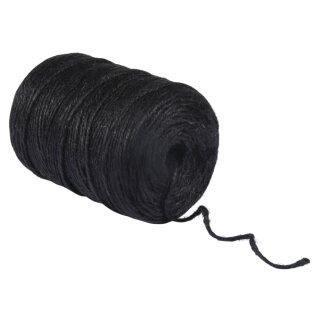 Jutegarn, 4fach, 3,5mm ø, Spule 280m, schwarz
