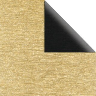 Scrap.-Papier Metalleffekt gebürstet, 30,5x30,5cm, 250g/m2, 2-seitig, schwarz/gold