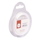Organzaband mit Herzen, 1cm, SB-Rolle 10m, weiß