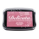 Delicata Metallic Stempelkissen, 9,9x6,8x1,9cm, Größe L, rosé