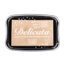 Delicata Metallic Stempelkissen, 9,9x6,8x1,9cm, Größe L, kaschmir gold