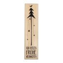 Stempel Von Herzen Frohe Weihnachten, 3x12cm