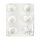 Gießform Petit Fours 4-4,5cm ø 6 Motive z.B. Herz Edelweiß Kuchen