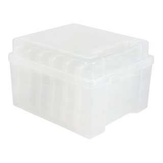 Aufbewahrungsbox m. 6 Innenboxen, 210x185x140mm