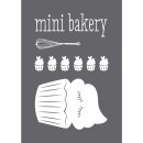 Siebdruck Schablone Mini Bakery A5 1 Schablone+1 Rake
