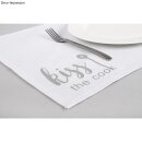 Siebdruck Schablone Kiss the cook A5, 1 Schablone+1 Rakel, SB-Btl