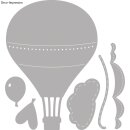 Stanzschablonen Set: Balloon, 1,4x2cm-6x8,6cm, SB-Btl...