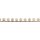Dekostanzband Schneeflocken 25mm Rolle 5m gold