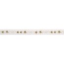 Baumwollband Sterne, 15mm, Rolle 20m