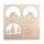 Holz-Steck.Auto+Baum,FSCMixCred, 9,5cm ø, 5-tlg., SB-Btl 1Set, natur