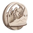 Holz-Steckt.Skifahr.,FSCMixCred, 9,5cm ø, 5-tlg.,...