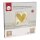 Holzbausatz 3D-Motivrahmen 24x24x6,3cm All.Love 16-tlg natur