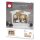 Holzbausatz.3D-Motivrahmen 24x24x6,3cm Krippe 13-tlg. 1Set natur