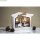 Holzbausatz.3D-Motivrahmen 24x24x6,3cm Krippe 13-tlg. 1Set natur