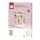 Holz Laterne Einhorn m. Griff 15,3x15,3x26,5cm 15-tlg  natur