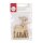 Holz-Steckteil Rehe und Hirsch  2x Reh / 1x Hirsch 6,5-9,5cm  3 Stück natur
