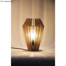 Holz Lamellenlampe Stockholm,FSCMixCred., 24x24x35cm, 22-tlg., Box 1Set, natur