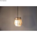 Holz Lamellenlampe Oslo, FSCMixCred., 18,5x18,5x20cm, 18-tlg., Box 1Set, natur