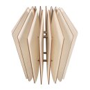 Holz Lamellenlampe Kopenhagen,FSCMixCred, 22x22x23,5cm,...