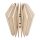 Holz Lamellenlampe Kopenhagen,FSCMixCred, 22x22x23,5cm, 20-tlg., Box 1Set, natur