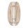 Holz Lamellenlampe Helsinki, FSCMixCred, 20x20x35cm, 22-tlg., Box 1Set, natur