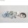 Sperrholzplatten mit Vorlagen- Tiere, 300x200x4mm, 4 Platten, Beutel 1Set, natur