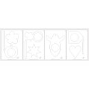 Sperrholzplatten m. Vorlagen- Gartendeko, 300x200x4mm, 4...