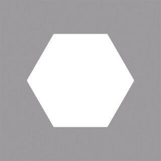 Motivstanzer: Hexagon, 2,54cm ø, (1), SB-Blister 1Stück
