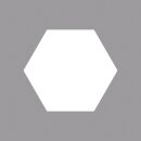 Motivstanzer: Hexagon, 2,54cm ø, (1), SB-Blister...