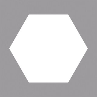 Motivstanzer: Hexagon, 3,81cm ø, (1 1/2), SB-Blister 1Stück
