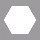 Motivstanzer: Hexagon, 3,81cm ø, (1 1/2),...