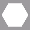Motivstanzer: Hexagon, 5,08cm ø, (2), SB-Blister...